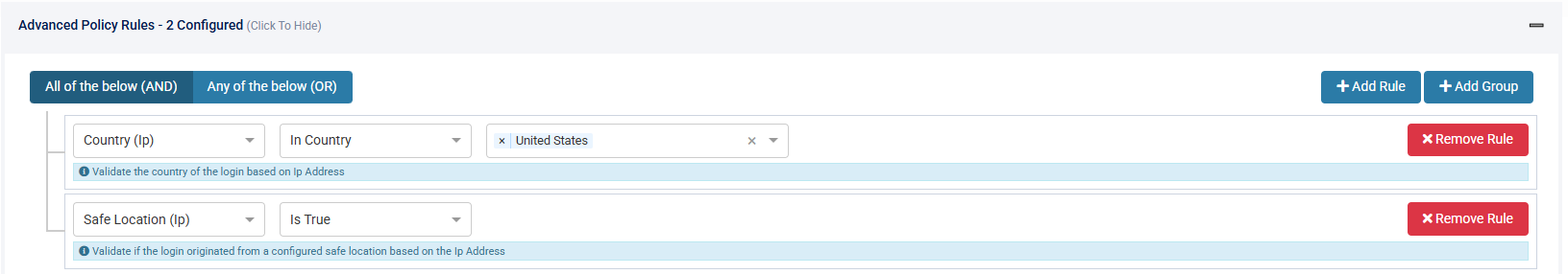 Location Restriction