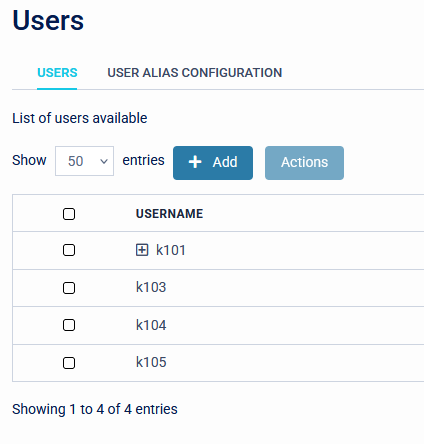 Merge User list